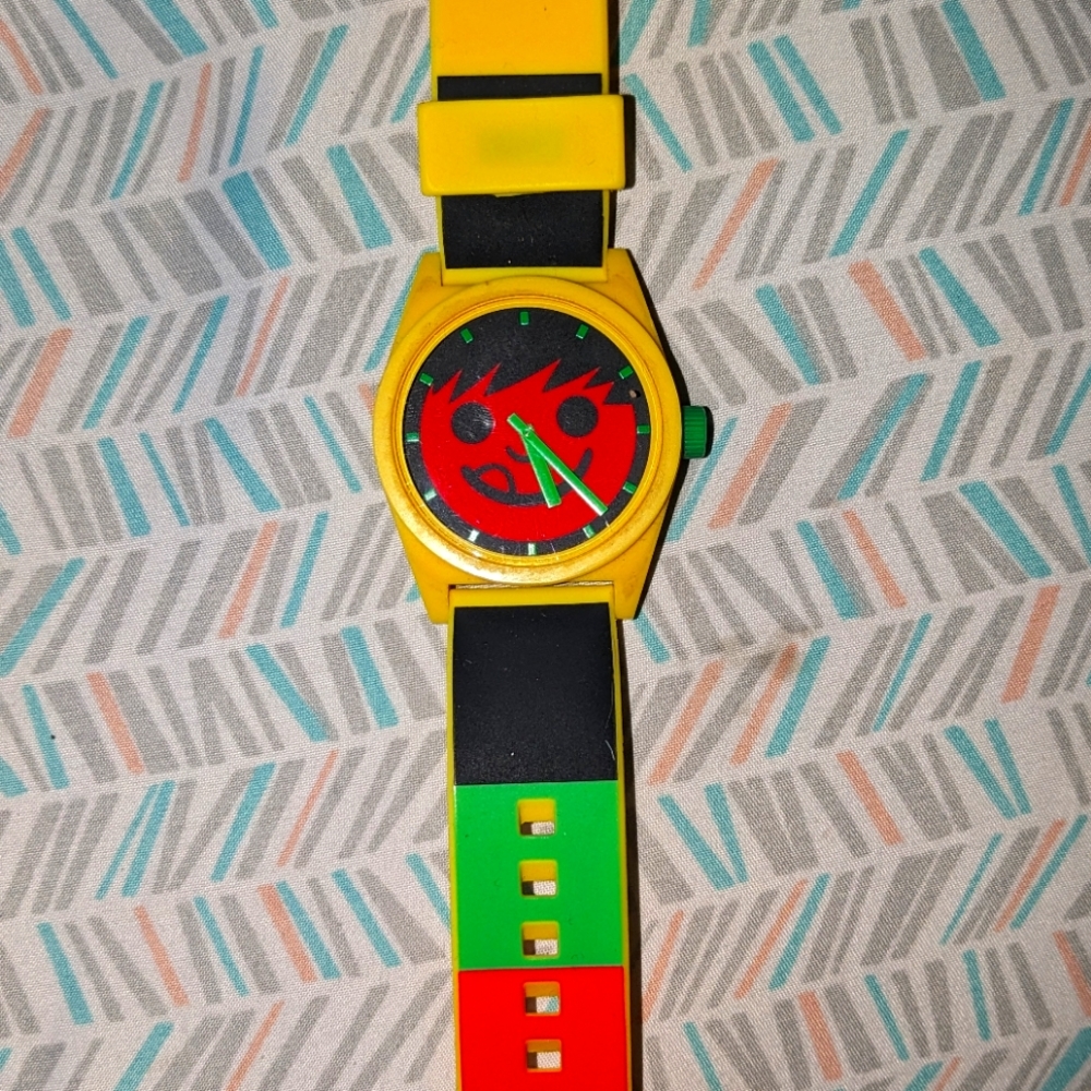 Neff rasta wrist watch